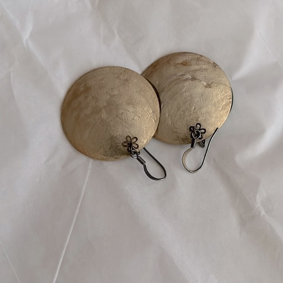 Adorable Lucky Brand Turquoise & Gold Butterfly Disc Earrings! ποΈπ - Picture 7 of 7